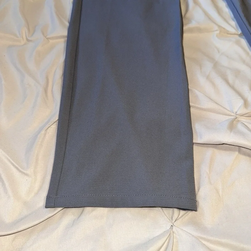TRAVIS MATHEW Performance Pants Mens 36 Gray Golf Chino Stretch‎ 79099